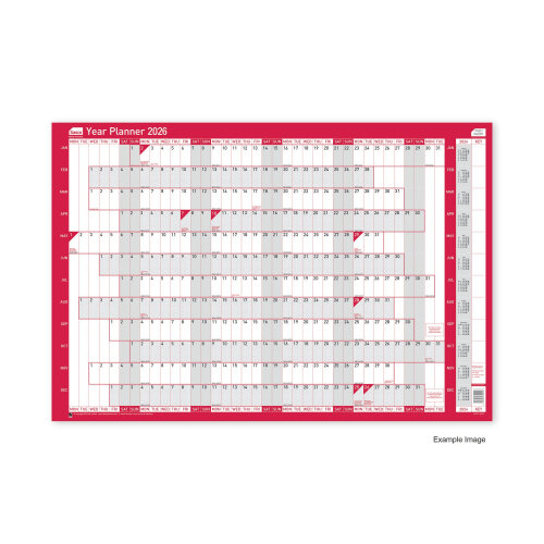 Sasco Year Planner Super Compact Unmounted 2026 2410264