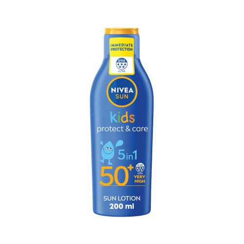 Nivea Sun Kids Protect and Care Sun Cream Lotion SPF 50+ 200ml C009318