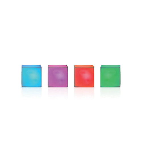 Sensory Light Up LED Colour Changing Mood Cube Light 75mm (Pack of 4) SSML4
