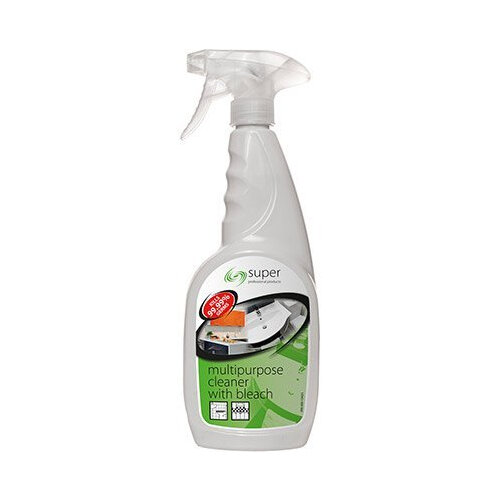 Super Professional Products Multipurpose Bleach Spray 750ml (Pack of 6)