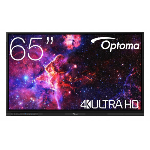 Optoma 3653RK interactive whiteboard 165.1 cm (65") 3840 x 2160 pixels Touchscreen Black
