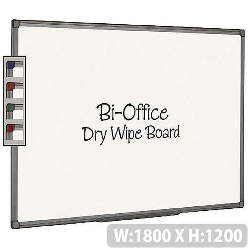 Bi-Office Whiteboard 1800x1200mm Aluminium Finish MB8512186 Bi-Office Whiteboard 1800x1200mm Aluminium Finish MB8512186