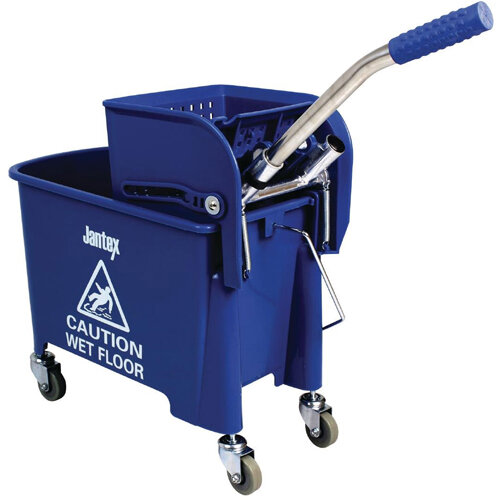 Jantex Kentucky Mop Bucket and Wringer 20Ltr Blue