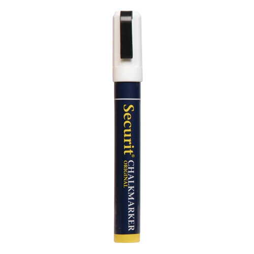 Securit Chalk Markers White 2-6mm (Twin Pack)