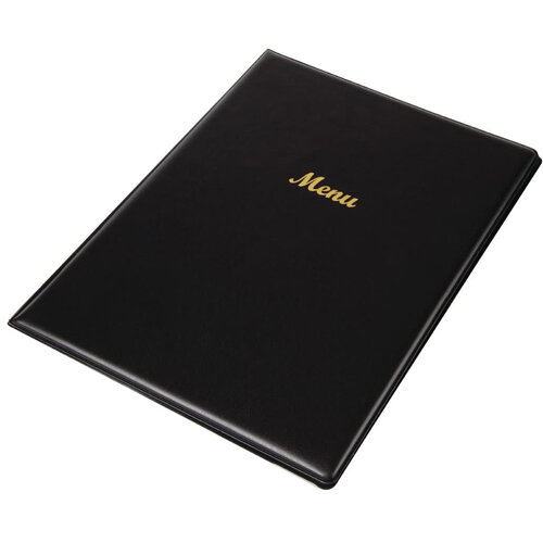 Olympia PVC Menu Cover Black A4