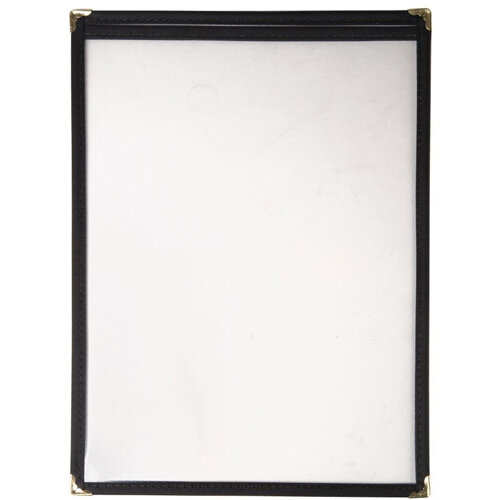 Olympia American Style Menu Cover Black A4
