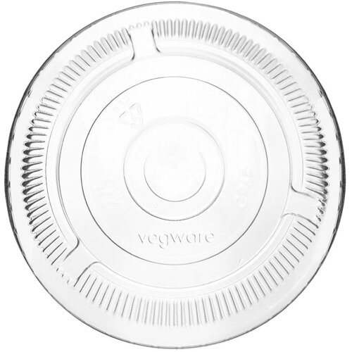Vegware Compostable Cold Cup Flat Lids 340ml / 12oz and 455ml / 16oz (1000 pack)