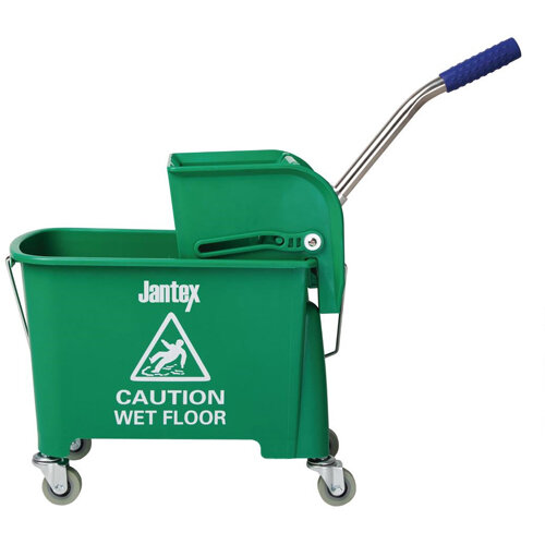 Jantex Kentucky Green Mop Bucket and Wringer 20Ltr