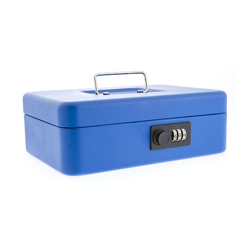 Burg Wachter  Cash Box 10" Blue Combination Lock H90 x W250 x D180mm