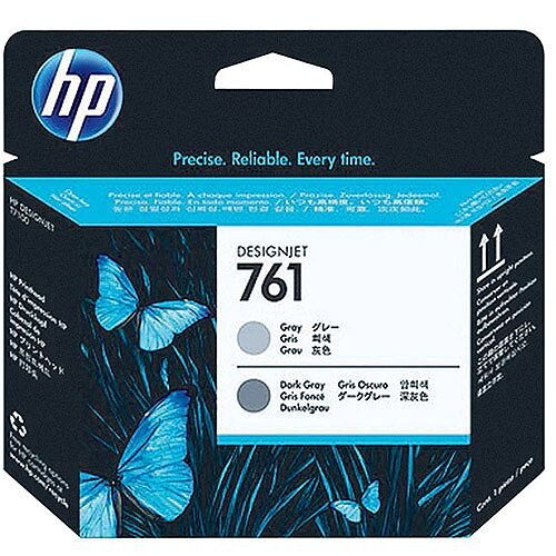Hewlett Packard No761 Design Jet Print Head Grey/Dark Grey CH647A Hewlett Packard No761 Design Jet Print Head Grey/Dark Grey CH647A
