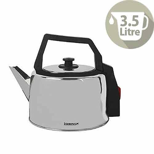 Igenix Corded Catering Kettle Capacity 3.5 Litre Steel IG4350