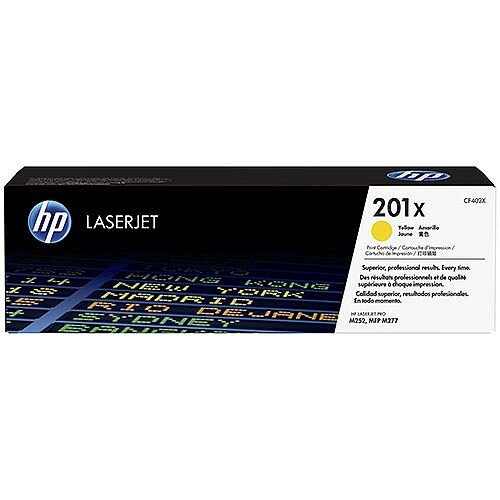 HP 201X Original JetIntelligence LaserJet Toner Cartridge High Yield Yellow CF402X