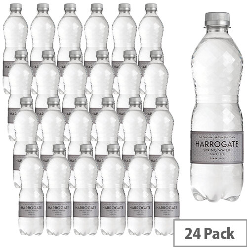 Harrogate Spa Natural Bottled Water Sparkling 500ml Pet Bottle Pack of 24