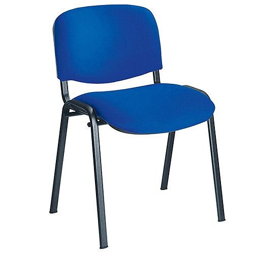 Jemini Ultra Multi-Purpose Stacking Chair Black Legs/Blue KF03343