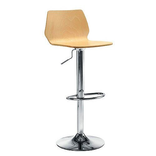 Stork Cafe Stool - Beech