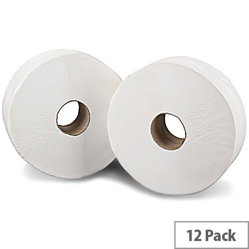 2Work Mini Jumbo 60mm Core Dispenser Dispenser Toilet Paper Rolls ...