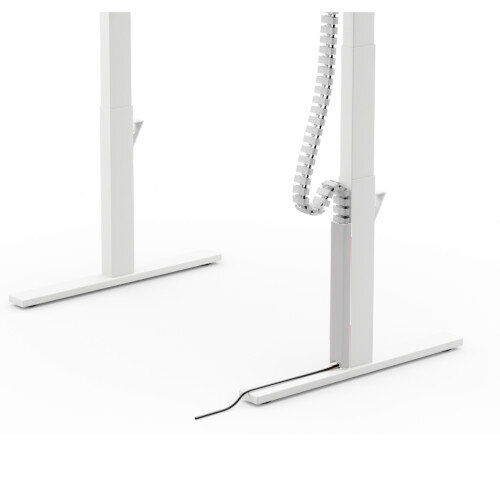 Magnetic Cable Protector For Leap &Zoom Height Adjustable Desks White Magnetic Cable Protector For Leap &Zoom Height Adjustable Desks White