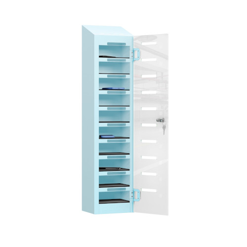 Phonesafe PLUS 10 Compartment Locker Ribbon Blue