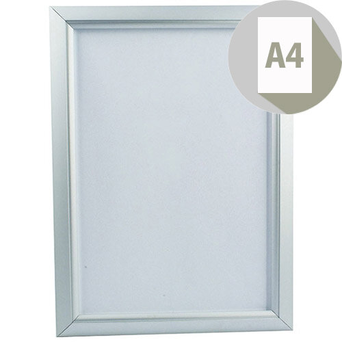 Cornice In Alluminio Per Formato A4 – The Photo Album Company PAPFA4B, Struttura A Scatto Con Attacco Frontale E Vetro Antiriflesso