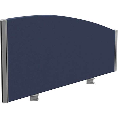 Sprint Eco Office Desk Screen Curved Top W1000xH480-280mm Dark Blue Sprint Eco Office Desk Screen Curved Top W1000xH480-280mm Dark Blue