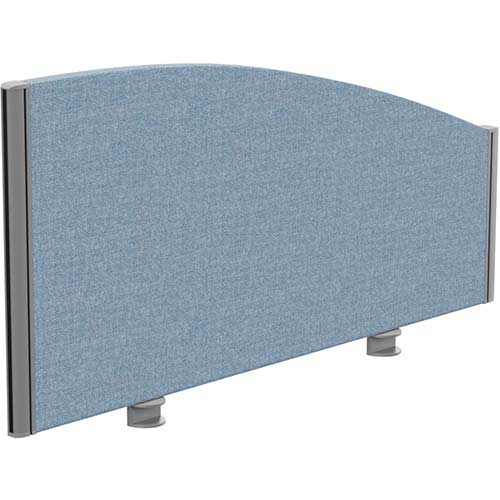 Sprint Eco Office Desk Screen Curved Top W1000xH480-280mm Light Blue Sprint Eco Office Desk Screen Curved Top W1000xH480-280mm Light Blue