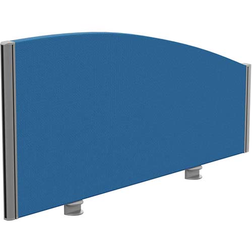 Sprint Eco Office Desk Screen Curved Top W1000xH480-280mm Blue Sprint Eco Office Desk Screen Curved Top W1000xH480-280mm Blue