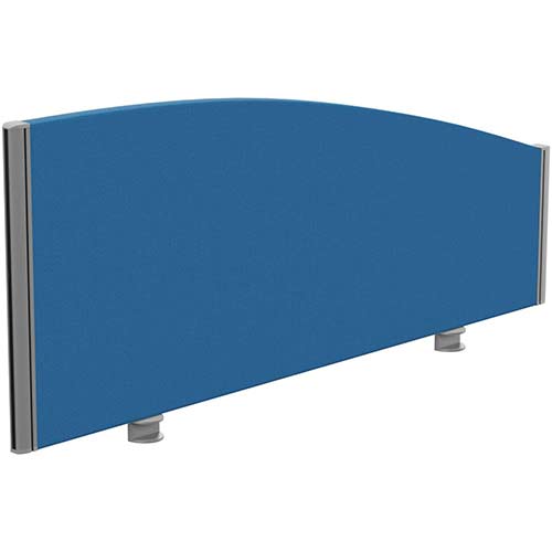 Sprint Eco Office Desk Screen Curved Top W1200xH480-280mm Blue Sprint Eco Office Desk Screen Curved Top W1200xH480-280mm Blue