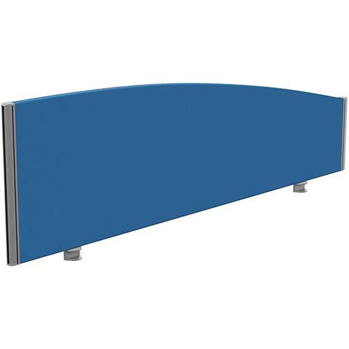 Sprint Eco Office Desk Screen Curved Top W1600xH480-280mm Blue