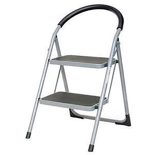 Step Ladder Folding Step Stool 2 Tread White Height 0.49m 359293