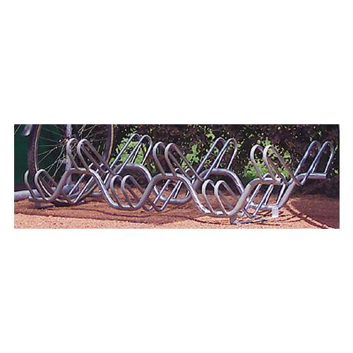 Economy Modular Cycle Shelter Floor Mounted Cycle Rack Only