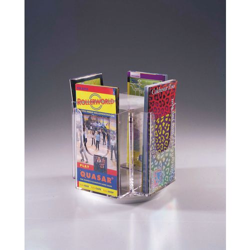 Revolving Desktop Leaflet Dispensers