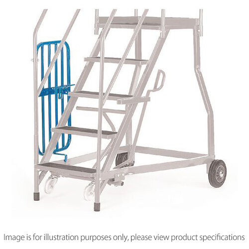 Heavy Duty Warehouse Steps Expanded Steel 7 Treads Max Height 2.61M Platform Height 1.61M Heavy Duty Warehouse Steps Expanded Steel 7 Treads Max Height 2.61M Platform Height 1.61M