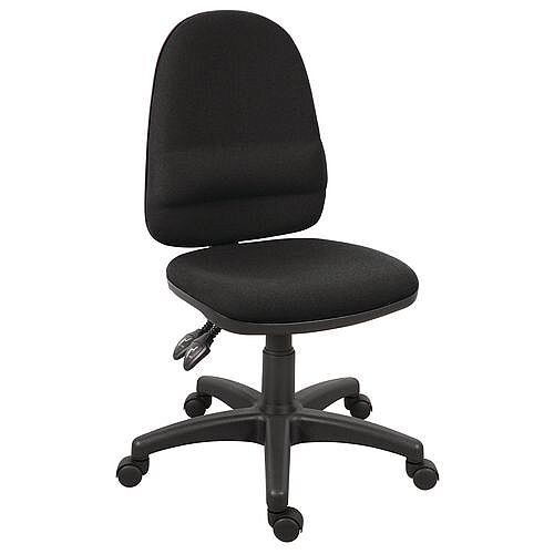 Ergotwin Lumbar Support High Back Ergonomic Posture Task Operator Office Chair Black - Weight Tolerance:150kg