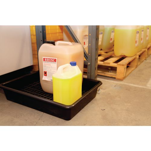 25L Drum Storage Tray For 2 Drums Capacity 28L HxWxD 120x640x640mm