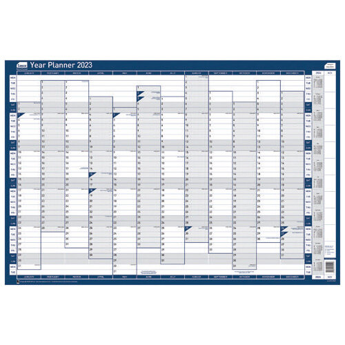 Sasco Vertical Year Planner 2023 2410195 Hunt Office Ireland