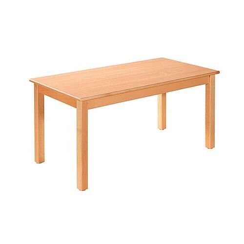 Rectangular Pre School Table Beech Natural 120x60x53cm High TC05300 Rectangular Pre School Table Beech Natural 120x60x53cm High TC05300