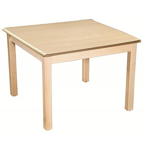 Square Primary School Table Beech Natural 80x80cm 59cm High TC35900 Square Primary School Table Beech Natural 80x80cm 59cm High TC35900