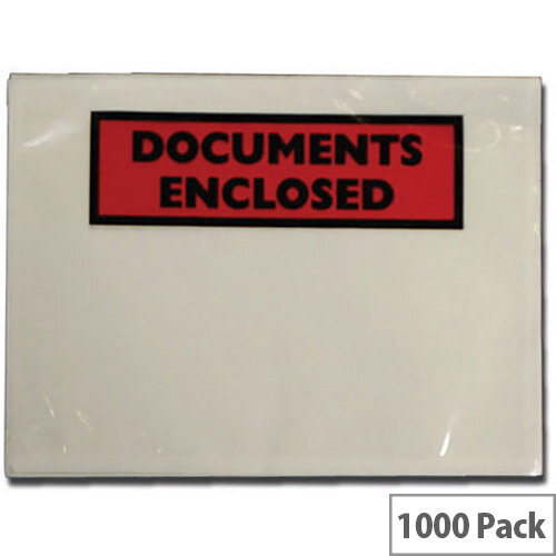 Tenza Self Adhesive Documents Enclosed Wallet DL Pack of 1000 DL2 PLE-DOC-DL