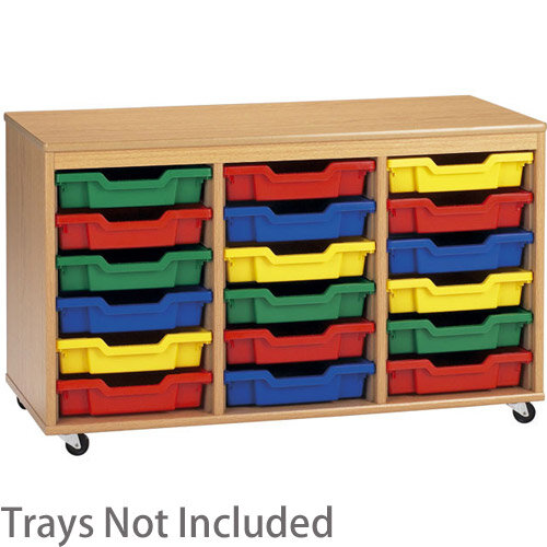 Mobile Storage Trolley Triple W1050xD500xH700mm TT3 Supplied Empty #ST Mobile Storage Trolley Triple W1050xD500xH700mm TT3 Supplied Empty #ST