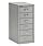 Bisley SoHo Multidrawer Cabinet 6-Drawer H590mm Silver