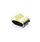 Post-it Z-Notes PRO Dispenser, Black + 1 Pad Super Sticky Z-Notes, Canary Yellow, 76 mm x 76 mm