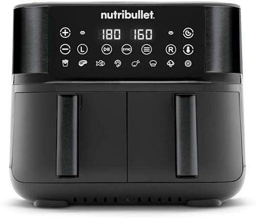 Nutribullet Twin Drawer Airfryer - Two 4 Litre Drawers