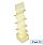 Sticky Notes Concertina Pad of 100 Sheets 76x76mm Yellow Pack 12 5 Star