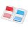 5 Star Index Flags 50 per Pack 25mm Red and Blue [Pack 2]