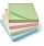 5 Star Eco Repositionable Notes 76x76mm Re-Move  Pastel  Pack 12