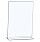 5 Star Office A4 Portrait Freestanding Sign Holder, Clear - Perfect for Offices, Receptions, and Waiting Areas