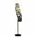 Alba Floor-Standing 7-Pocket Literature/Magazine Display
