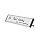 Bi-Office Desk Nameplate 60x220x20mm White