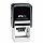 COLOP Printer Q 43 Square Dater Pre-Inked Rubber Stamp Black Ink Black Handle