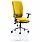 Chiro 24 Hour Task Operator Chair - High Back - Height Adjustable - Folding Arms - Senna Yellow - Adjustable Pump Up Lumbar - Weight Tolerance 150kg
